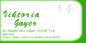 viktoria gayer business card